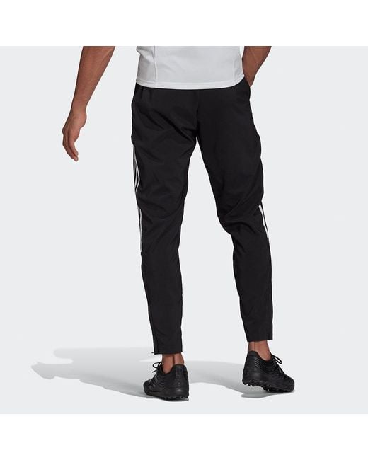 Adidas Black Tiro21 Football Tat Pants for men