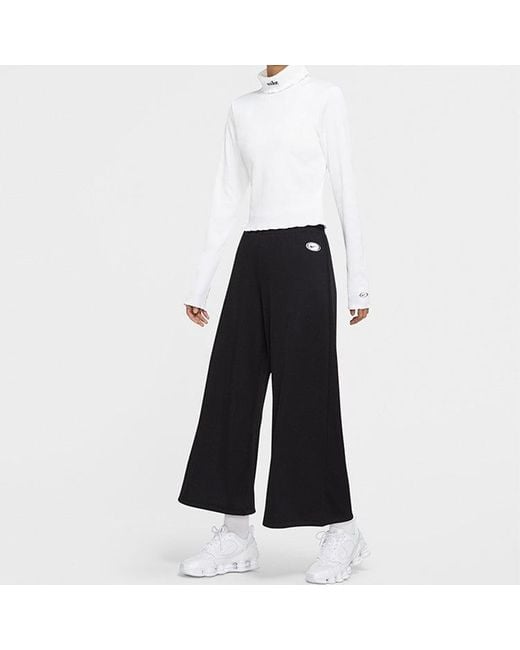 Nike Black (Wmns) Sportswear Ribbed Knitting Trousers