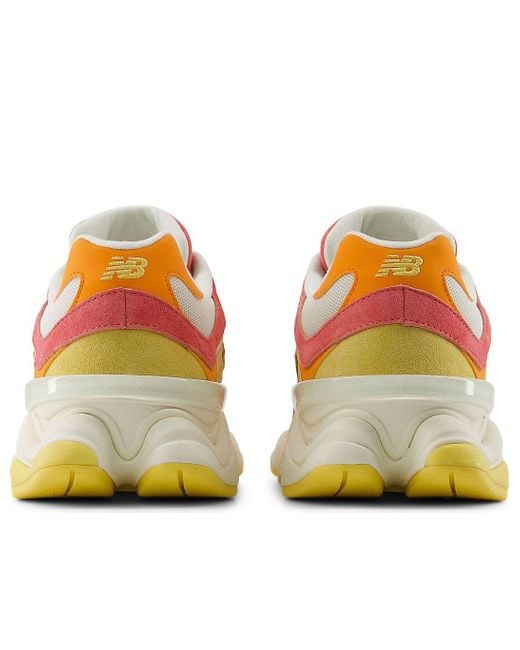 New Balance Gray 9060 'Fluorescent' for men