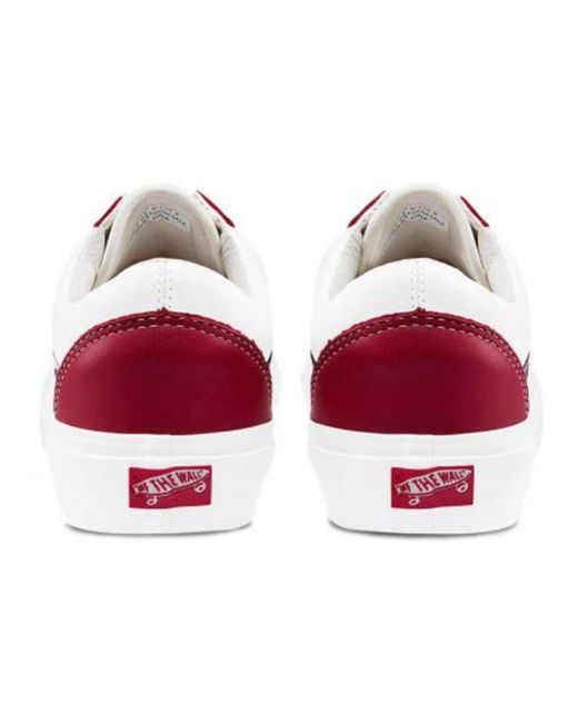 Vans White Old Skool Vlt Lx 'Chili Pepper Marshmallow' for men