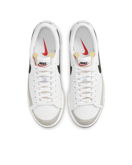 Nike White (Wmns) Blazer Low Platform