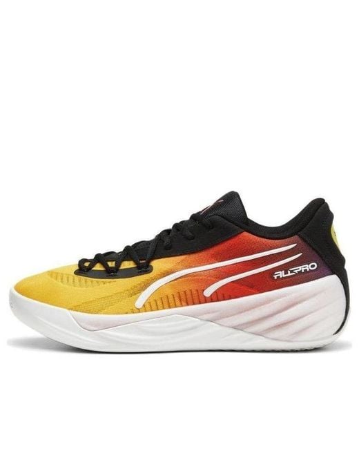 PUMA Yellow All Pro Nitro 'Showtime' for men