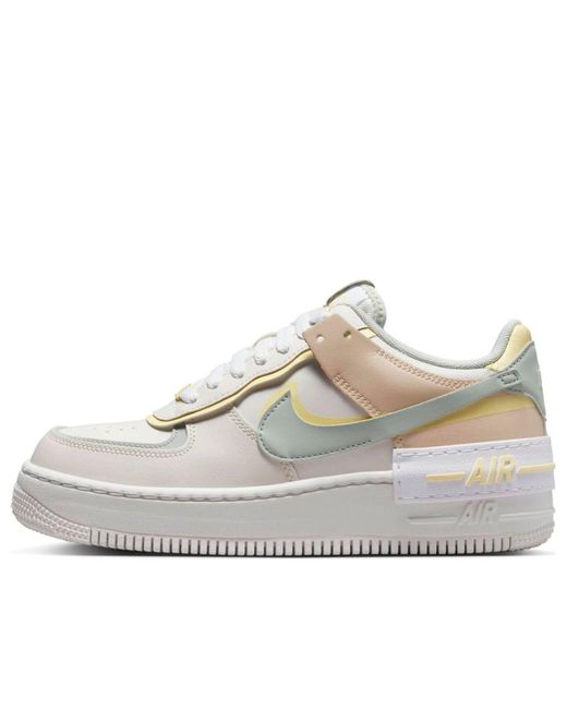 Nike White (Wmns) Air Force 1 Shadow 'Pearl Citron Tint'