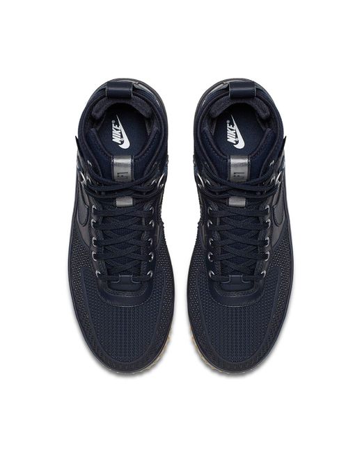Nike Blue Lunar Force 1 Duckboot 'Dark Obsidian' for men