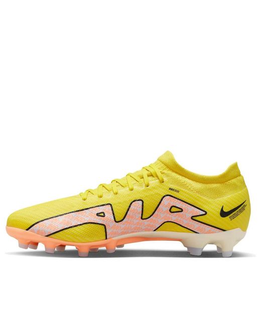 Nike Yellow Zoom Mercurial Steam 15 Ag-Pro Low Top for men