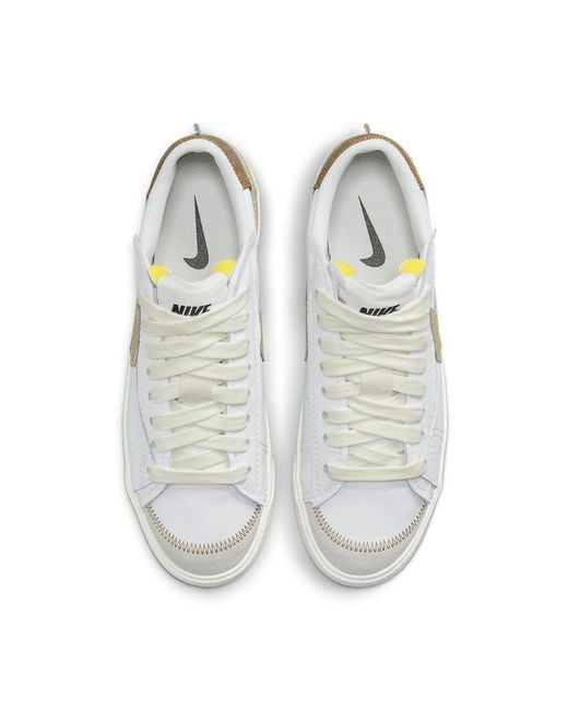 Nike White Blazer Low '77 Jumbo Khaki' for men