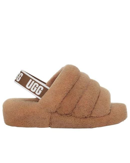 Ugg Brown (Wmns) Fluff Yeah Slides 'Chestnut'
