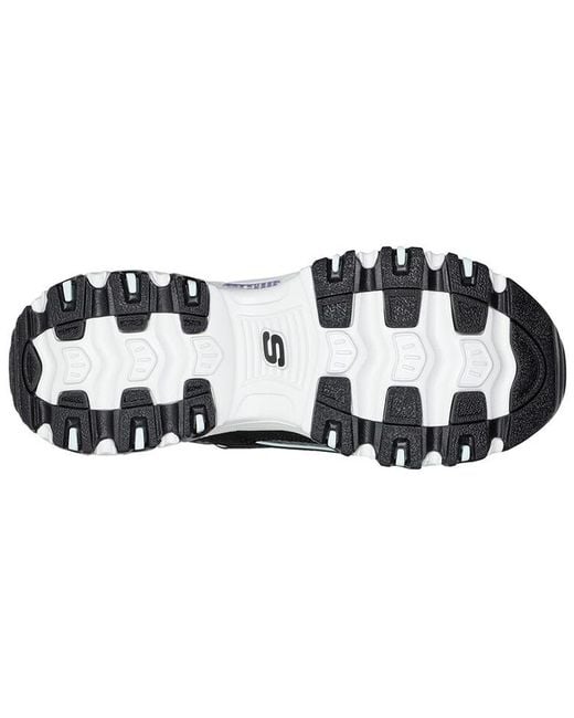 Skechers Black (Wmns) D'Lites Glowing Path