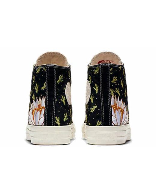Converse Black Chuck 70 Prep Embroidery High 'Cactus' for men