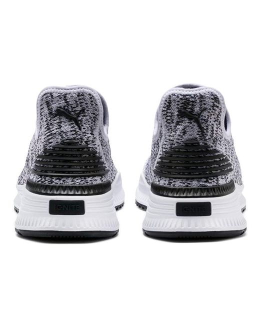PUMA White Avid Evoknit 'Mosaic' for men