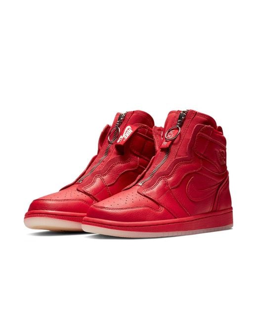 Nike Red (Wmns) 1 Retro High Zip X Anna Wintour 'University'