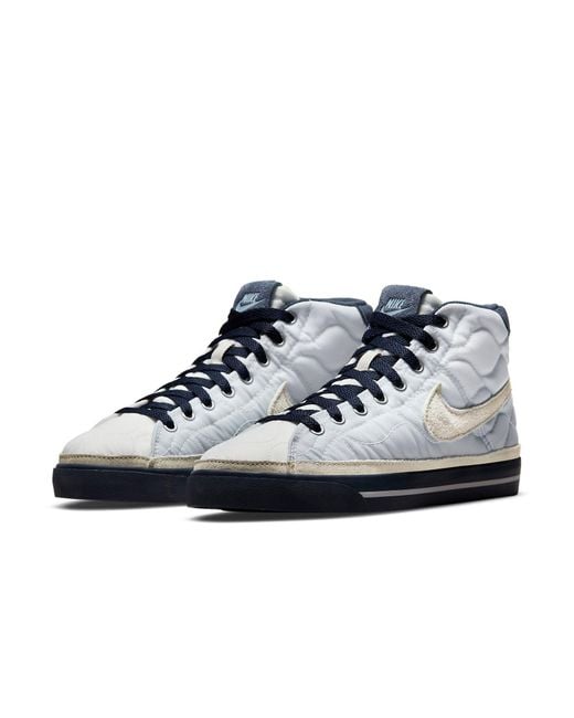 Nike Female Court Legacy Skate Shoes 'blue White'