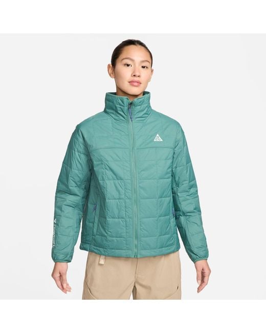 Nike Green (Wmns) Acg "Rope De Dope" Therma-Fit Adv Quilted Jacket Asia Sizing 'Bicoastal'