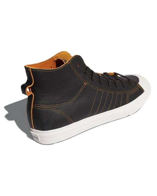Adidas Black Nizza Hi Rf 'Dark' for men