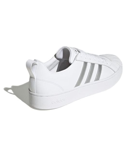 Adidas White Neo Streetcheck Shoes 'Cloud' for men