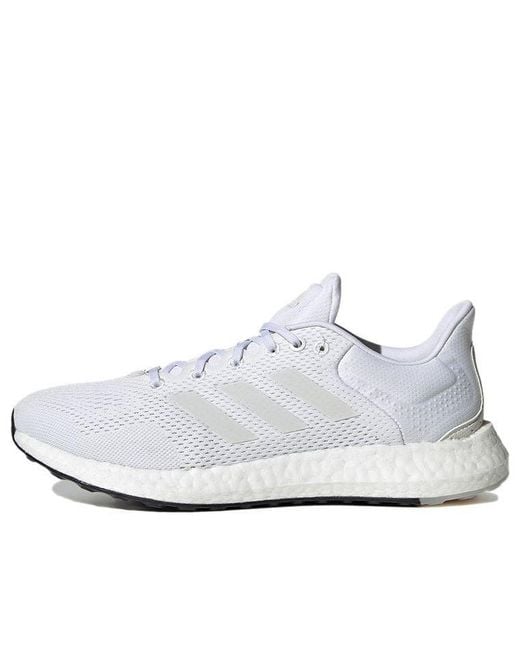 Adidas White Pureboost 21 Dash' for men