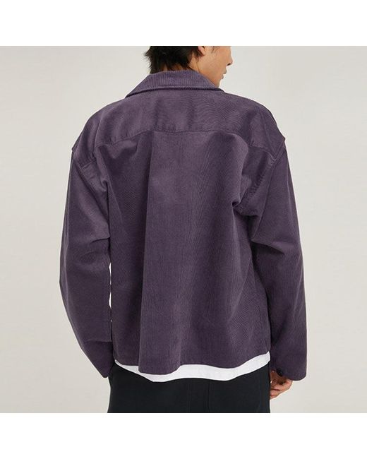 Converse Purple Lightweight Shop Jacket for men
