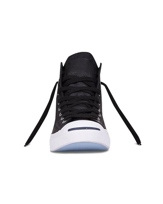 Converse Blue Jack Purcell Leather Mid Top -001 for men