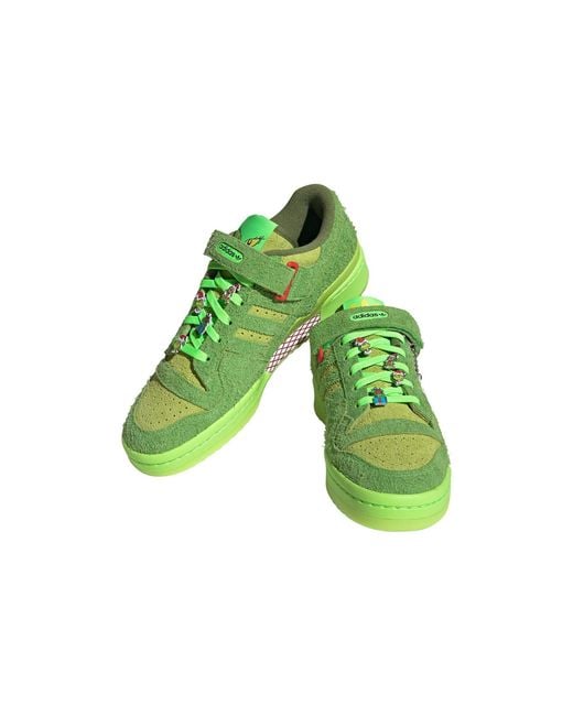 Adidas Green Dr. Seuss X Forum Low 'Grinch' for men