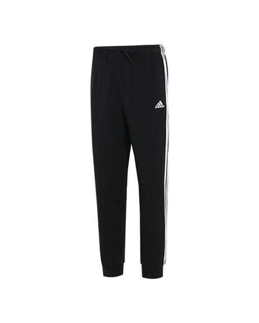 Adidas Black 3S Ft Tc Pt Small Knit Sports Pants/Trousers/Joggers for men