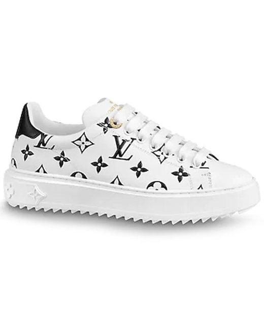 Louis Vuitton White Lv Time Out Sneakers