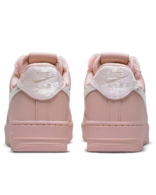 Nike Pink (Wmns) Air Force 1 '07 'Faux Sherpa Fur'
