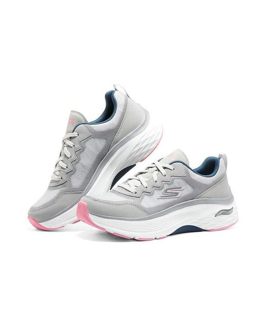 Skechers Gray (Wmns) Max Cushioning Arch Fit