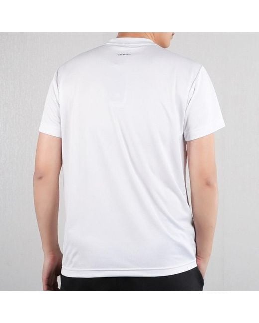 Adidas White M Mh Bos Tee Training Sports Short Sleeve for men