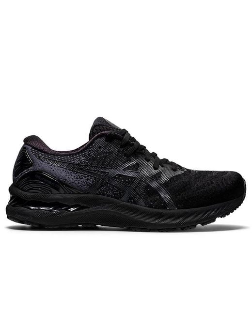 Asics Black Gel-nimbus 23 Running Shoes for men