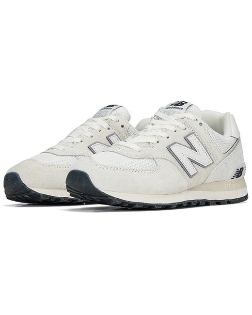 New Balance White 574 Cny Sneakers for men