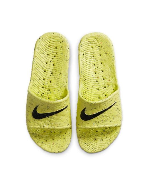 Nike Yellow Kawa Slide Se 'Cater for men