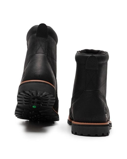 Timberland Black Attleboro 6 Inch Boot Full Grain' for men