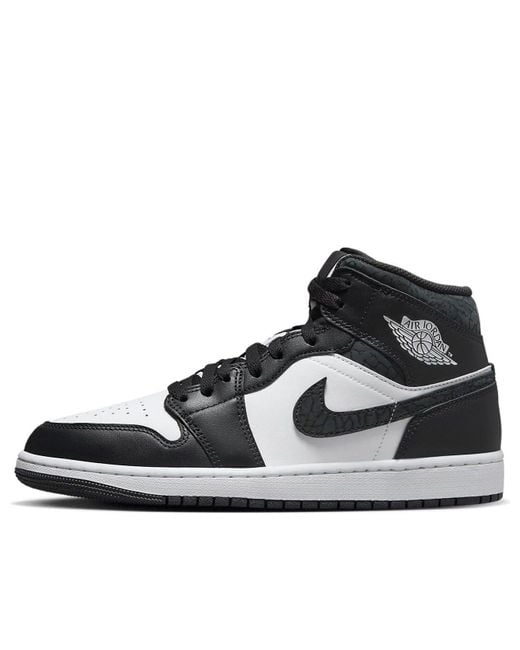 Nike Black Nike Air 1 Mid Se Shoes for men