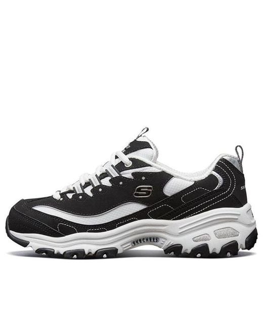 Skechers (Wmns) D'Lites Sports Shoes Gs Blackwhite