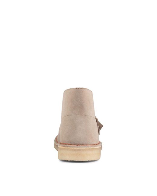 Clarks Natural Desert Boots 'Sand Suede' for men