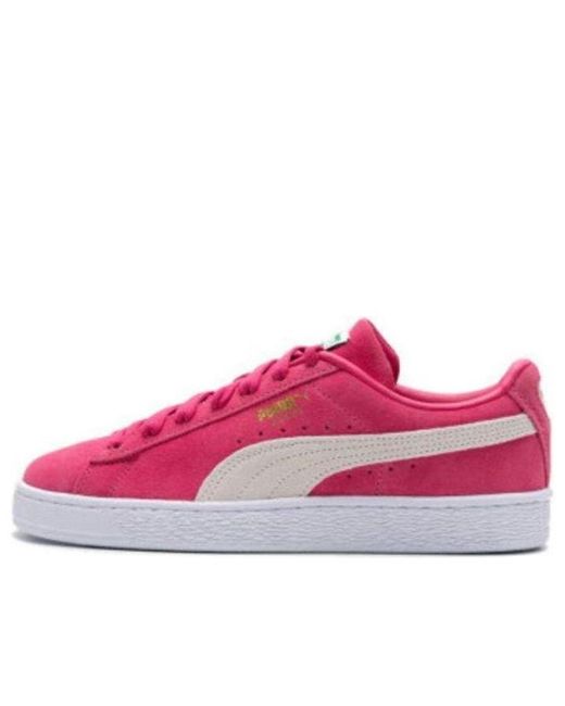 PUMA Pink Suede Classic Xxi Trainers for men
