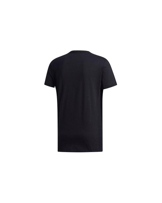 Adidas Black Neo C Tee Sports Round Neck Short Sleeve for men