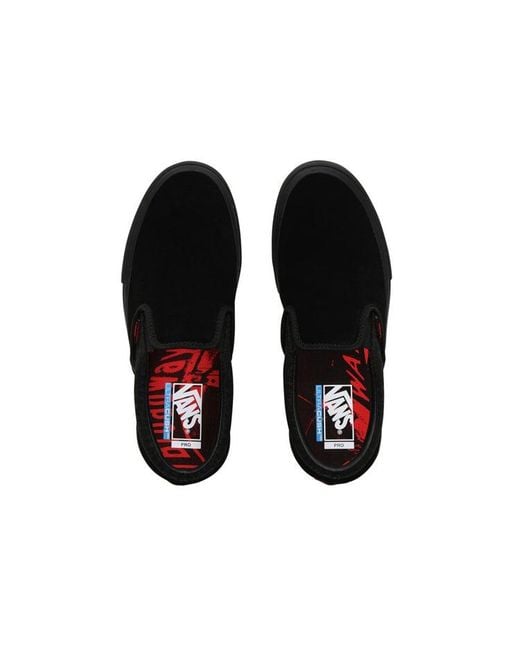 Vans Black Baker Slip-On Pro for men