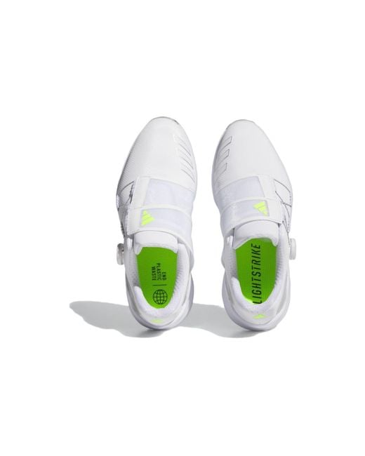 Adidas White Zg23 Boa Lightstrike Golf Shoes for men