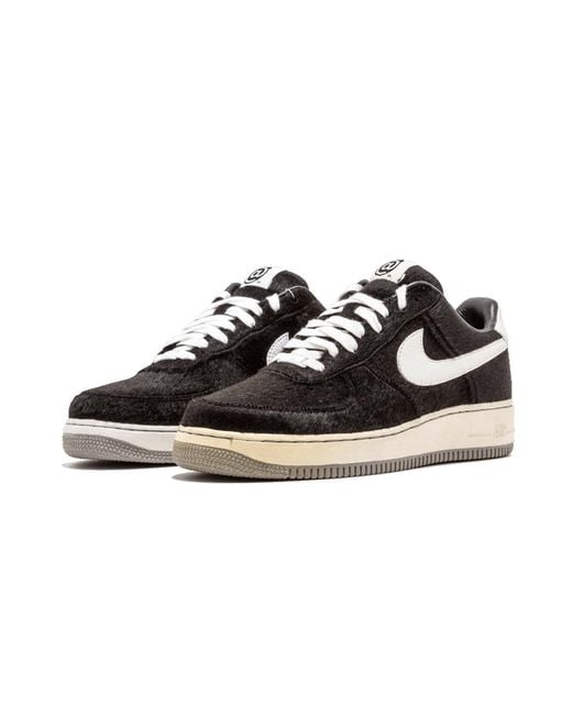 Nike Black Air Force 1 Low Prm Tz 'Bearbrick' for men