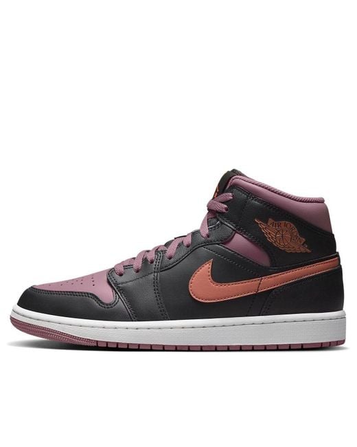 Nike Black 1 Mid Se Sky J Mauve' for men