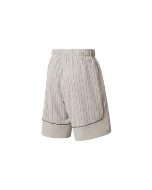 Li-ning Gray Casual Sport Lined Shorts for men