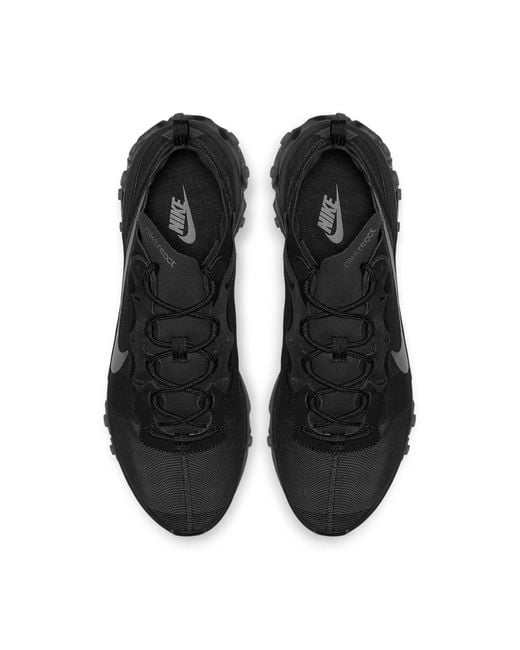 Nike Black React Element 55 Shoes for men