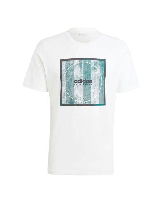 Adidas Blue Tiro Box Graphic T-shirt for men