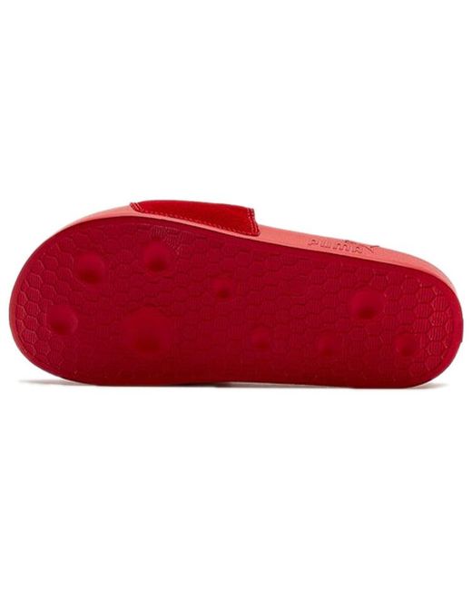 PUMA Red Leadcat Suede Slide for men