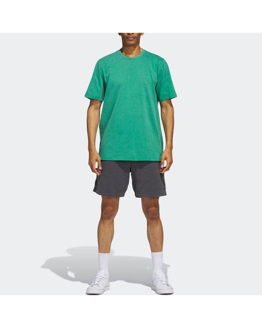 Adidas Green Originals Featherweight Shmoofoil T-Shirt 'Semi Court' for men