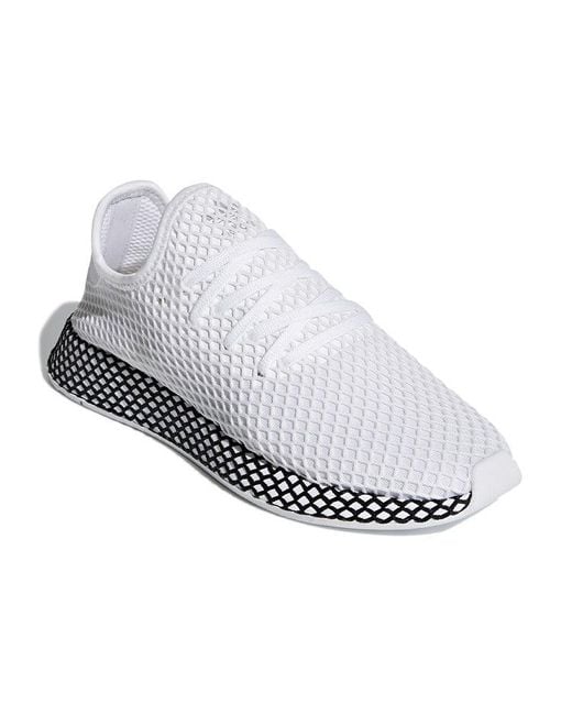 Adidas White Deerupt Runner for men