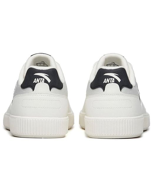 Anta White Skateboarding Series Sneakers for men