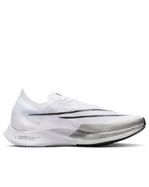 Nike White Zoomx Streakfly Metallic' for men