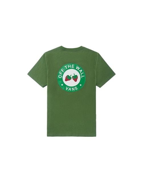 Vans Green (Wmns) Embroidery Round-Neck